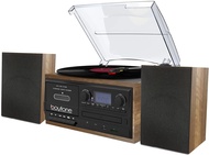 Boytone BT-58W Bluetooth Record Player Turntable with CD Player, Convert LP Vinyl, CD to MP3 Player,