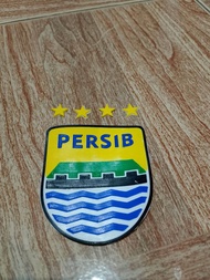Logo Persib 3D Bahan Rubber/Karet Bisa dipasang Pakai Setrika Atau Mesin Press