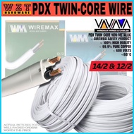 ♣ ✓ ❖ ORIGINAL WIREMAX 75M/1ROLL PDX TWIN CORE NON-METALLIC WIRE 14/2 - 12/2 PURE COPPER 99.99%