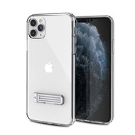 iPhone 11 Pro Max Hybrid Cushion 支架式雙料減震保護殼 - 透明