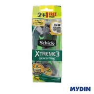 Schick Xtreme 3 Sensitive Razor 2 + 1 Disposable