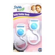 Steve & Leif Baby Stroller Hook White (2 Pcs)