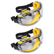 2pcs Package DPG82 Anti-Fog Dual Film Safety Goggles Protective Glasses Work Anti-Dust Anti-Polishin