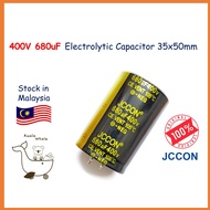400V 680uF 680uF Electrolytic Capacitor Kapasitor Elco 35x50mm JCCON Horn