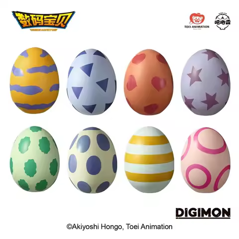 New Original In-Stock Toei Animation Digital Saving Egg Trendy Blind Box Digimon Adventure Digital E