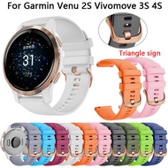 Replacement Watchband For Garmin Venu 2S Move 3S Silicone Strap For Garmin Vivoactive 3S 4S Smart Wa