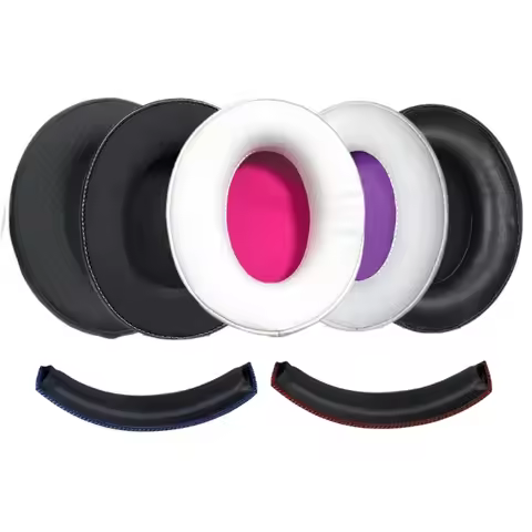 Ear Pad For HyperX Cloud Core,Silver,Cloud II,Cloud Alpha,Alpha PRO,Alpha S Headphones Headband Earm