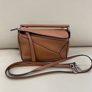 LOEWE羅意威 Puzzle mini 幾何包 棕色