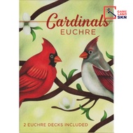 Cardinals Euchre Playing Cards by Midnight Cards