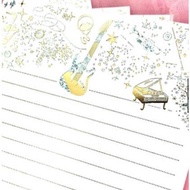 Printed paper with Mr. Anh's sharpie pen, set of 3 sheets for writing letters and writing creative c