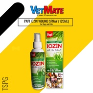 Papi Iozin Wound Spray for dogs and cats 120mL