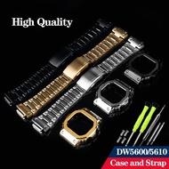 High Quality Modified Stainless Steel Strap Case For Casio DW-5600 DW5600/5610 GW-B5600 GWM5610 Set 