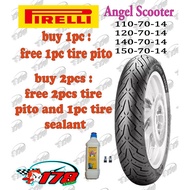 pirelli 14" angle scooter 110/70*14 120/70*14 140/70*14 150/70*14with free pito (orig) 150 70 14 tyr