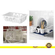 IKEA-FLUNDRA Dish drainer, white(46x36x12cm)