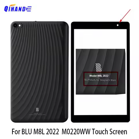 8" For BLU M8L M0172WW / M8L 2022 M0220WW / M8L PLUS M0210WW M0174WW M0170WW Touch Screen Digitizer 