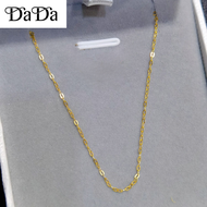 Rantai leher kotak emas 375 panjang 45cm gold necklace-hypoallergenic