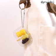DYRUIDOJ Simulation Fast Food Box Keychain, Fast Food Box Plastic Mini Fast Food Box Keychain, Creat