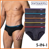 ☃ ∏ ∢ NATHANIEL BRIEF FOR MEN | ABRAHAM | LOGANJAMES | ERICSON | COLBY | 5-IN-1  MULTIPACK