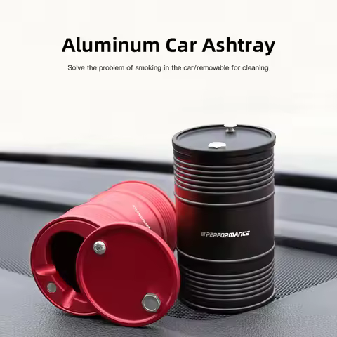 Car Portable Ashtray Holder Cup Flame Retardant Cigarette Ashtray For B-MW Performance E36 X1 X2 X3 