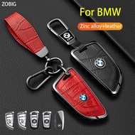 ZOBIG Crocodile skin pattern Car Key Cover Case fit for 2019-2025 BMW X1 X3 X4 X5 X6 1 2 4 5 6 7 M3 