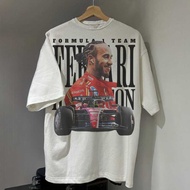 Lewis Hamilton Ferrari F1 T-Shirt Vintage Hamilton F1 Graphic Tee Formula One Merch Hamilton Ferrari