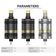 NEW ZQ TRIO MTL RTA 22mm Tank Atomizer