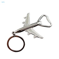 {halfa}  Metal Model Aircraft Airplane Pendant Car Key Ring Holder Keychain Bottle Opener