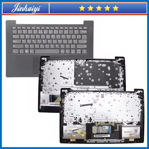 For Lenovo V14 G4 ABP AMN IRU IAH IAN IRU laptop upper cover palm rest keyboard case 5CB1K98081 5CB1