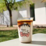 蝴蝶結小狗 高硼硅耐熱玻璃杯 可愛禮物