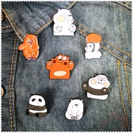 ❀ We Bare Bears - Series 01 Cartoon Brooches ❀ 1Pc Fashion Doodle Enamel Pins Backpack Button Badge（7 Styles）