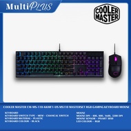 COOLER MASTER CM-MS-110-KKMF1-US MS110 MASTERSET RGB GAMING KEYBOARD MOUSE