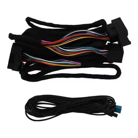 A90Q-For BMW X5 M3 M5 E46 E38 E39 E53 Radio Fakra Antenna Power Extension Wiring Harness 17+ 40 Pin 