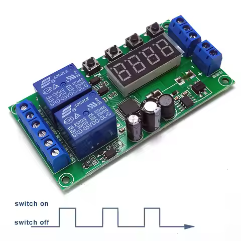 0.01s-999min. timer two-way output programmable timer pulse input trigger cyclable timer