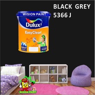 BLACK GREY 5366 J ( 5L ) ICI DULUX EASY CLEAN / EASYCLEAN INTERIOR PAINT