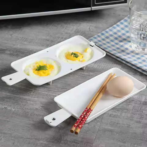 Microwave egg steamer kitchen gadget egg cooker egg steaming mold nutritious breakfast egg frying de
