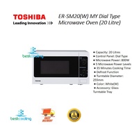 TOSHIBA ER-SM20(W) MY Dial Type Microwave Oven (20 Litre) (2020 New)