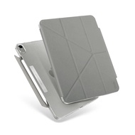 UNIQ Camden 抗菌磁吸設計帶支架多功能極簡透明保護套 iPad 10.9吋（2022）灰_廠商直送