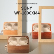Sony Wf-1000 XM4 Wooden Earphone Case Sony 4 Headphone Protection Cover