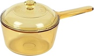VISIONS CP-8690 H Saucepan Saucepan, 3.3 gal (1.0 L) / 6.3 inches (16 cm), Heat Resistant Glass, Mic