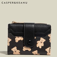 CasperKeanu Luxury Wallet for Women Fashionable Multi-functional Coin Purse Square Shape Soft PU Lea