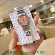 精選好物歐米茄omega 女錶 雙鷹星座系列 采用高級石英機芯女錶 蝴蝶雙按表扣 礦物質耐磨玻璃材質28mm