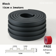 3meters NBR Fluted Foam Wall Panel - Striped Wall Panel