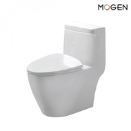 Global House MOGEN โถสุขภัณฑ์ชิ้นเดียวแบบกดข้าง ระบบ Dual Flush Siphonic 3/6L (ฝา Slow Self Closing 