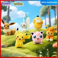 Pokemon Plush series Pikachu Eevee Psyduck Figures collectible figurine decorative gift funism