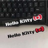 汽車機車裝飾貼紙-Hello Kitty可愛蝴蝶
