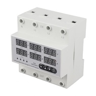 onlylove1-PH XIXIAN 3-Phase Four-Wire Over and Under Voltage Protector 63A Multifunctional Self-rese