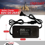 60V 20-28Ah อะไหล่รถจักรยานไฟฟ้า รถจักรยานไฟฟ้า สกู๊ตเตอร์ไฟฟ้า แบตเตอรี่ Battery Charger for Elecct
