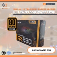 GS550-Ultra ATX Power Supply RGB 80Plus Bronze | INPLAY