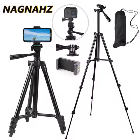 NA-3120 Phone Tripod Stand 40inch Universal Photography for Gopro iPhone Samsung Xiaomi Huawei Phone