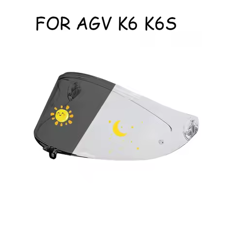 Photochromic Shield Visor Lenses for AGV K6 K6S Visor Full Face Viseira Capacete Racing Helmet Parts